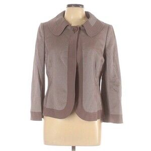 Ellen Tracy Professional Sable Peacoat NWT Size 10 Sophisticated Office